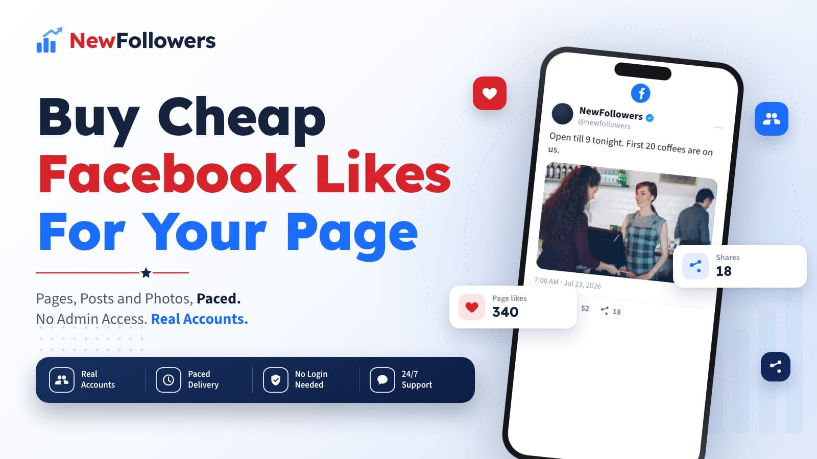 Buy Cheap Facebook Likes for Pages, Posts and Photos