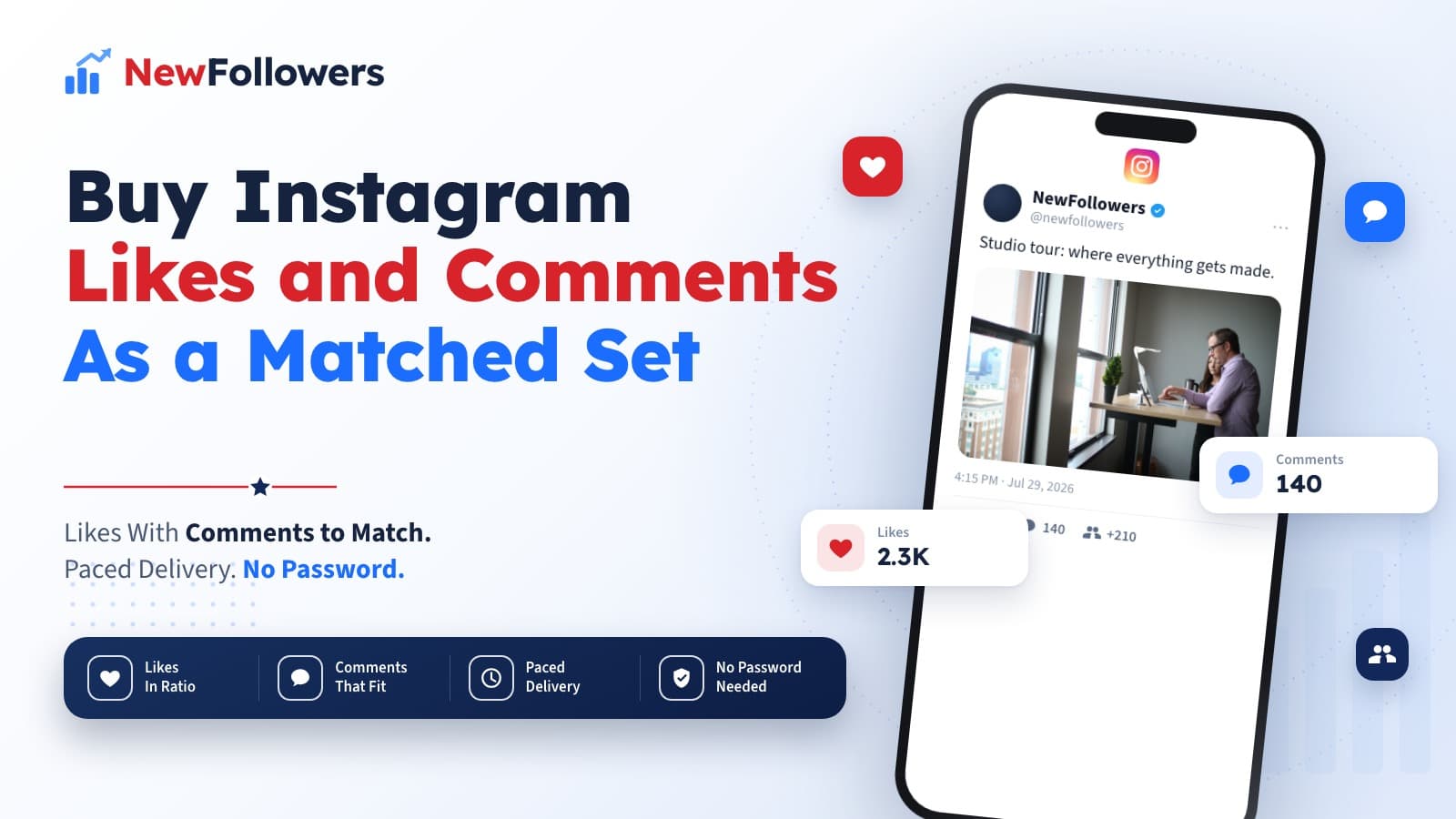 Buy Instagram Likes and Comments as a Matched Set