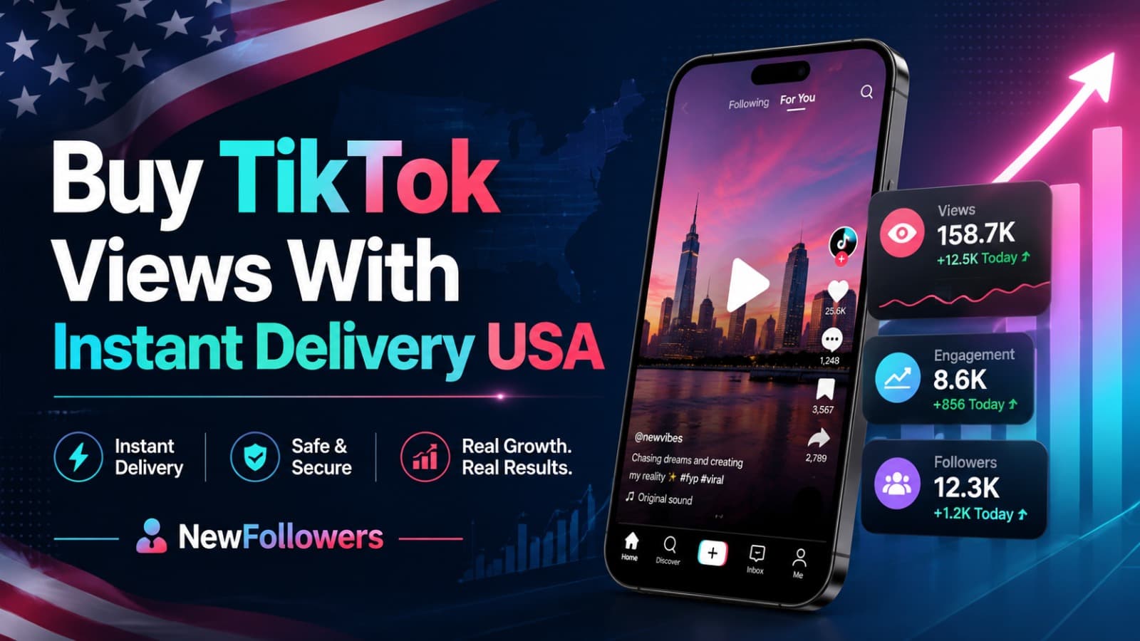 Buy TikTok Views With Instant Delivery USA
