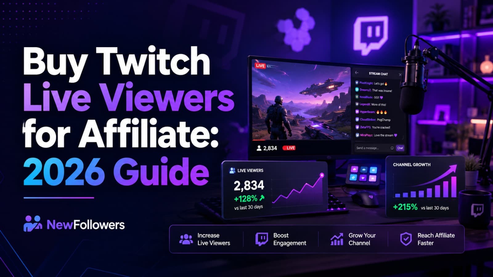 Buy Twitch Live Viewers for Affiliate: 2026 Guide