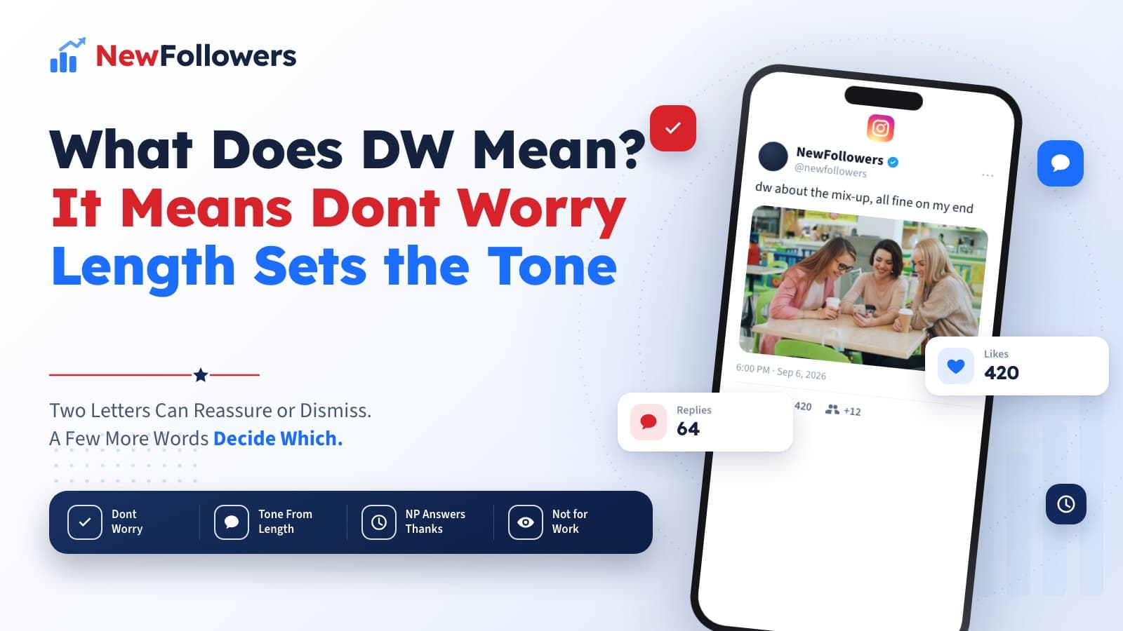 What Does DW Mean? Don't Worry, and When It Means the Opposite
