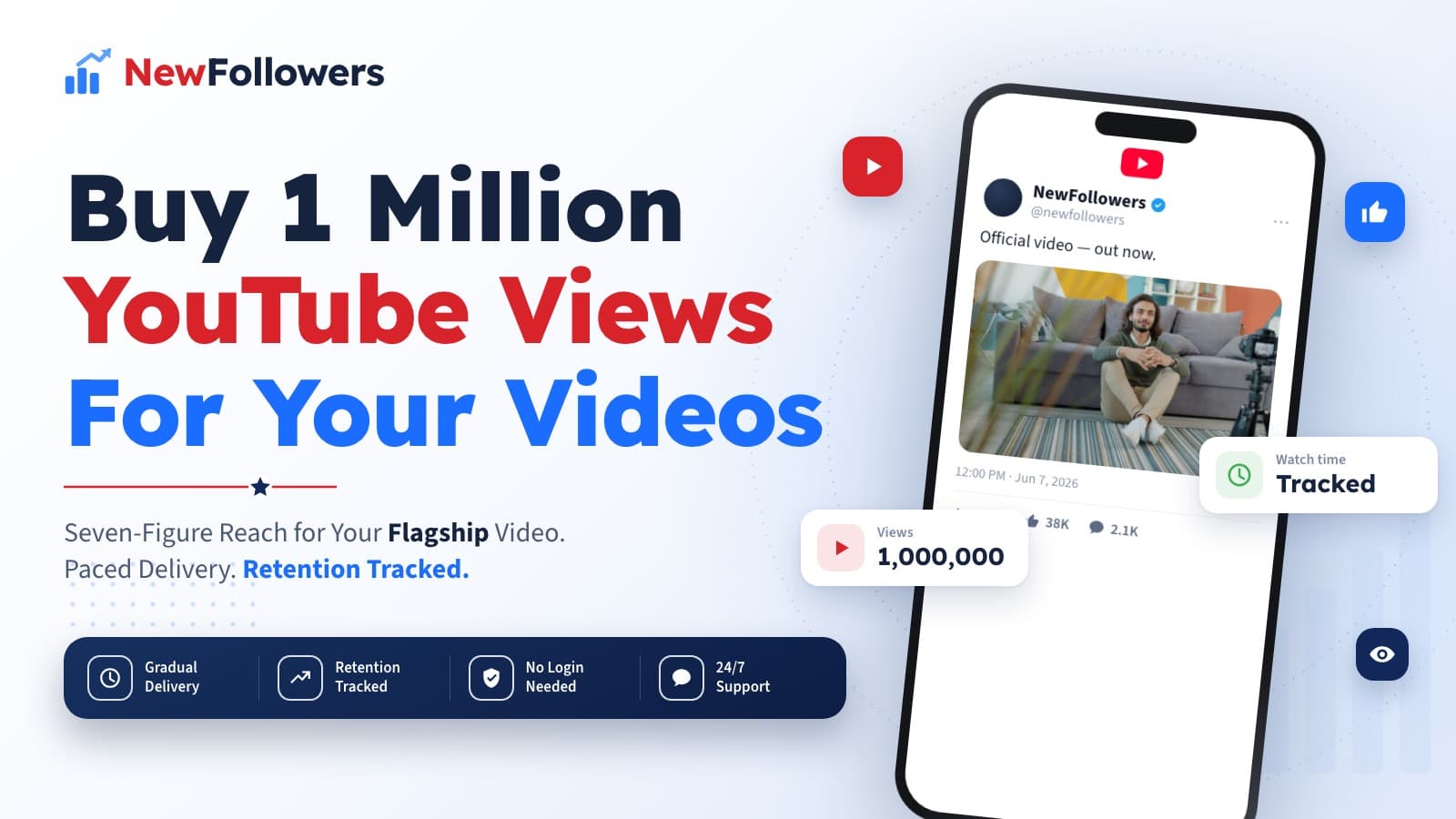 Buy 1 Million YouTube Views for Your Videos