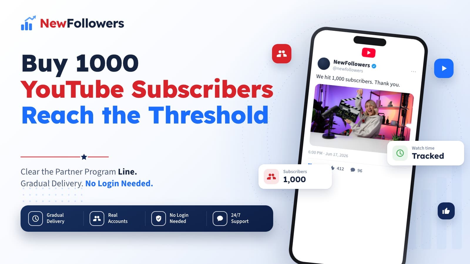 Buy 1000 YouTube Subscribers to Reach the Partner Threshold