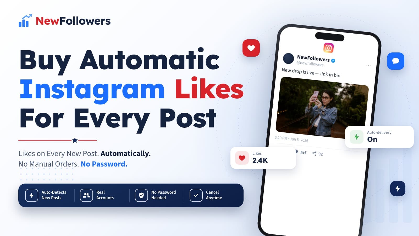 Buy Automatic Instagram Likes for Every New Post