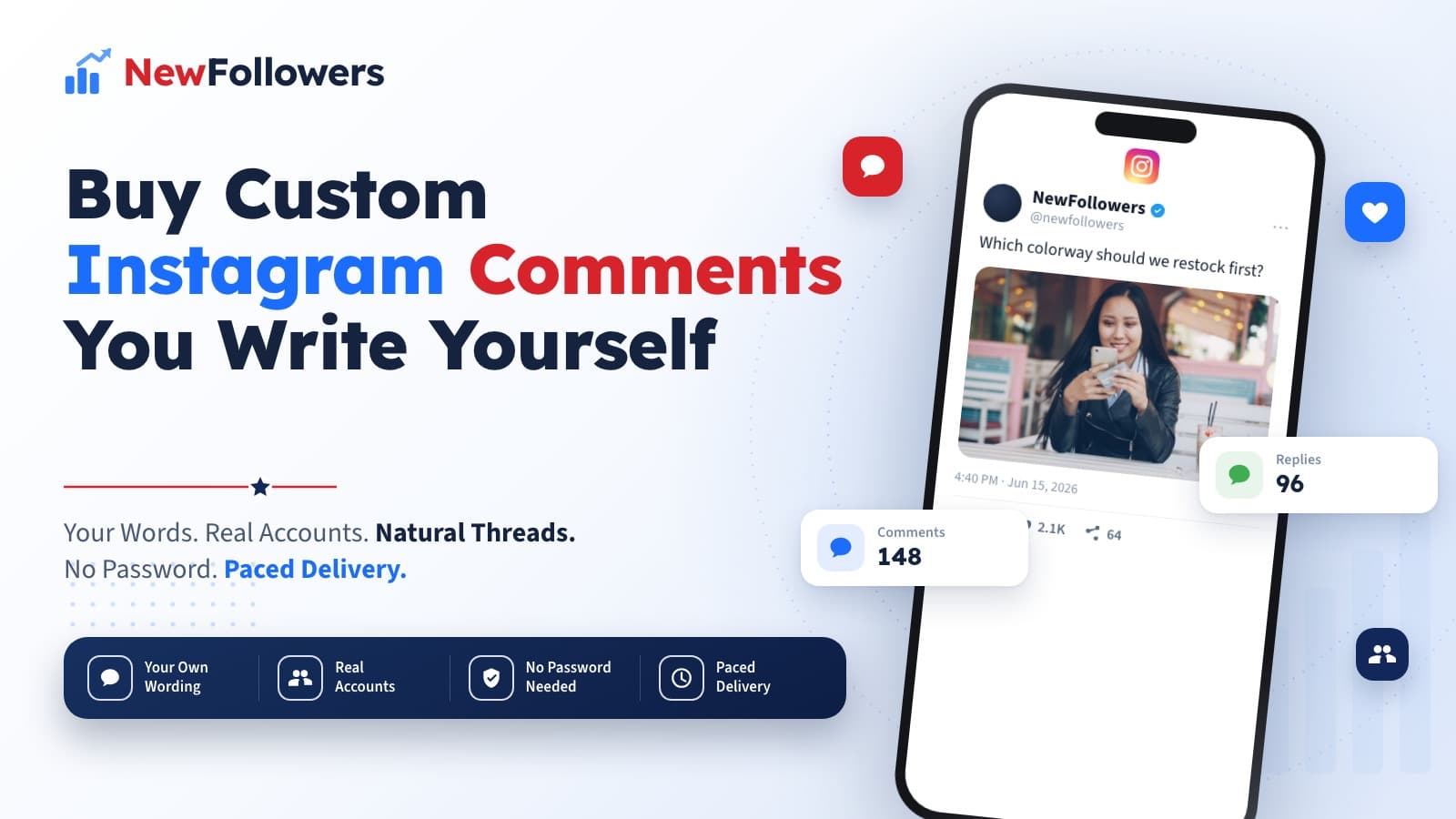 Buy Custom Instagram Comments You Write Yourself
