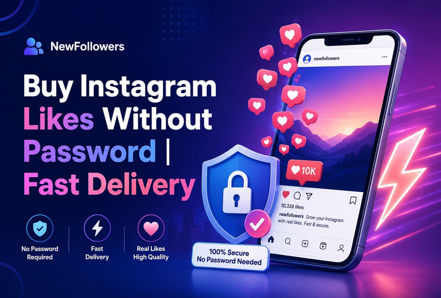 Buy Instagram Likes Without Password | Fast Delivery