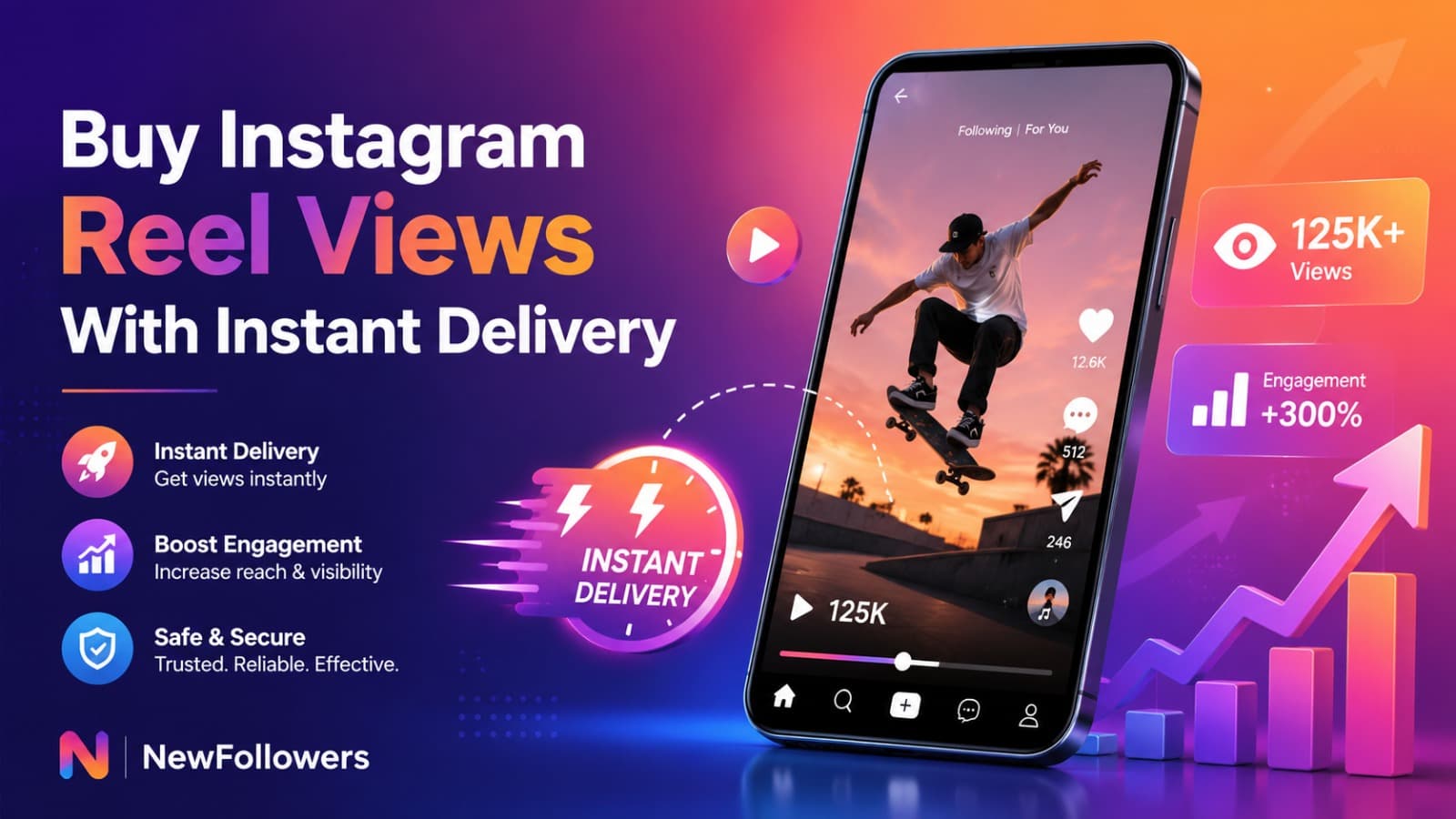 Buy Instagram Reel Views With Instant Delivery
