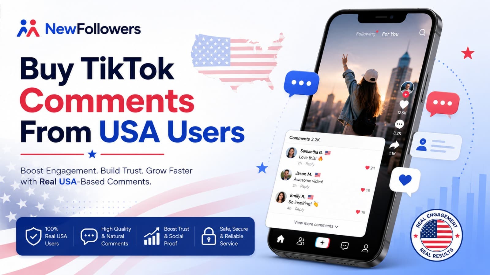 Buy TikTok Comments From USA-Based Users