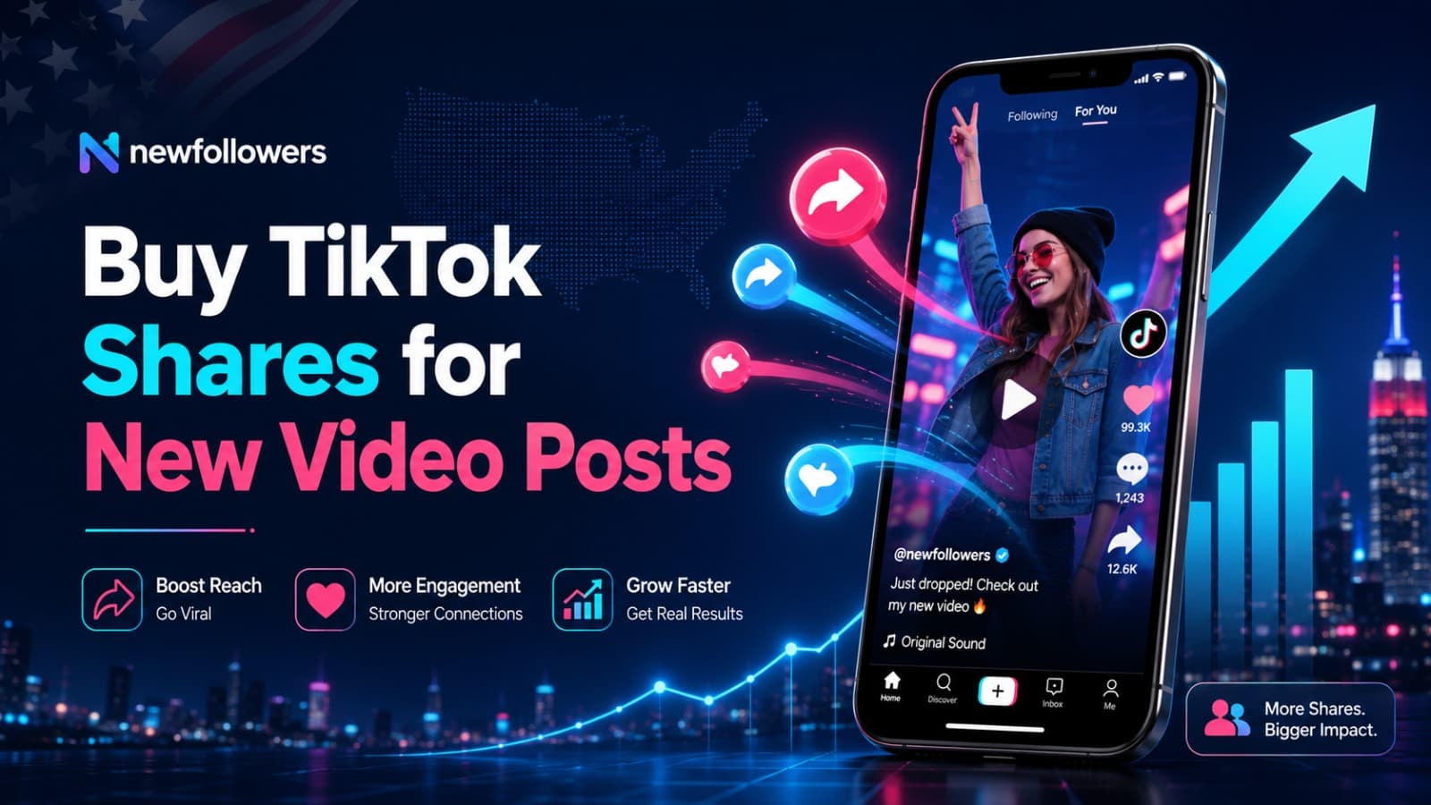 Buy TikTok Shares for New Video Posts in the USA