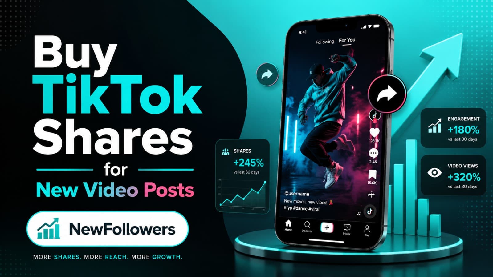 Buy TikTok Shares for New Video Posts