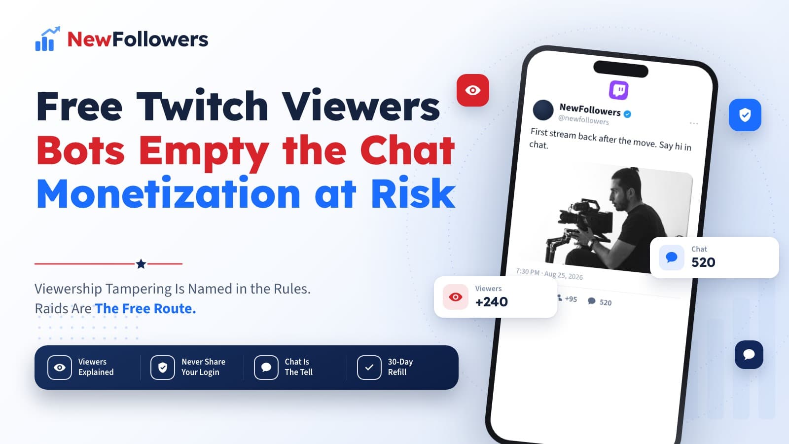 Free Twitch Viewers: Why Viewer Bots Are the One Thing That Can End a Channel