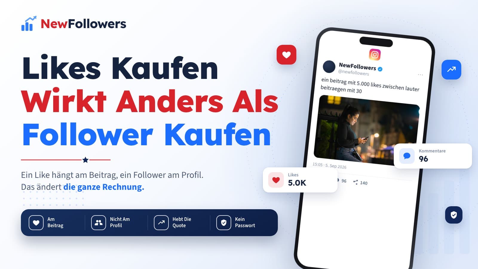 Likes kaufen: Warum Likes anders wirken als Follower