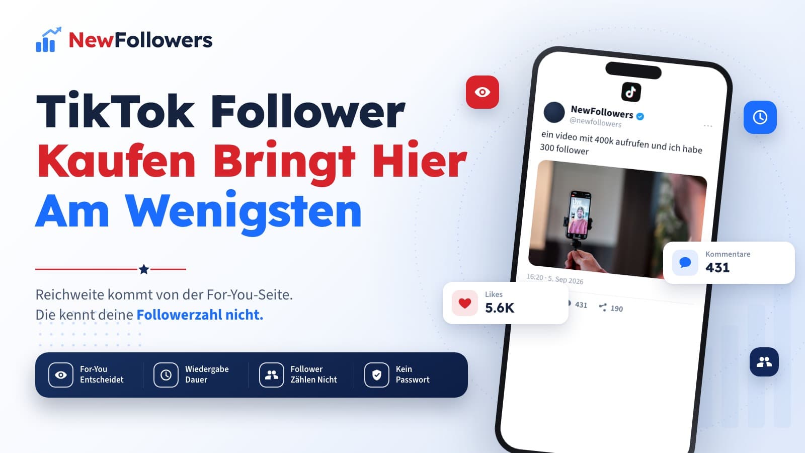 TikTok Follower kaufen: Die Plattform, auf der Follower am wenigsten bringen